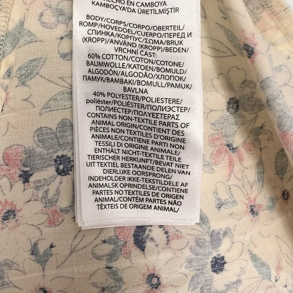 Polo Ralph Lauren Size 0 Floral Midi Dress Tie Shoulder Cottagecore Boho NWT - Picture 9 of 10